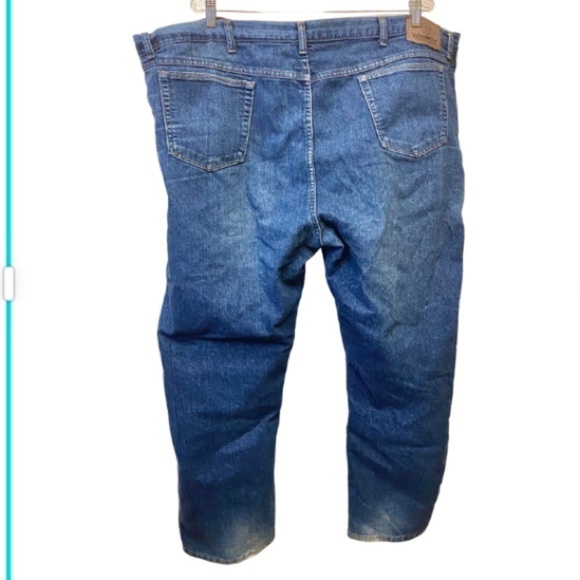 WRANGLER 48x30 Men’s Jeans (Inseam 28”) Whiskered - Picture 3 of 7